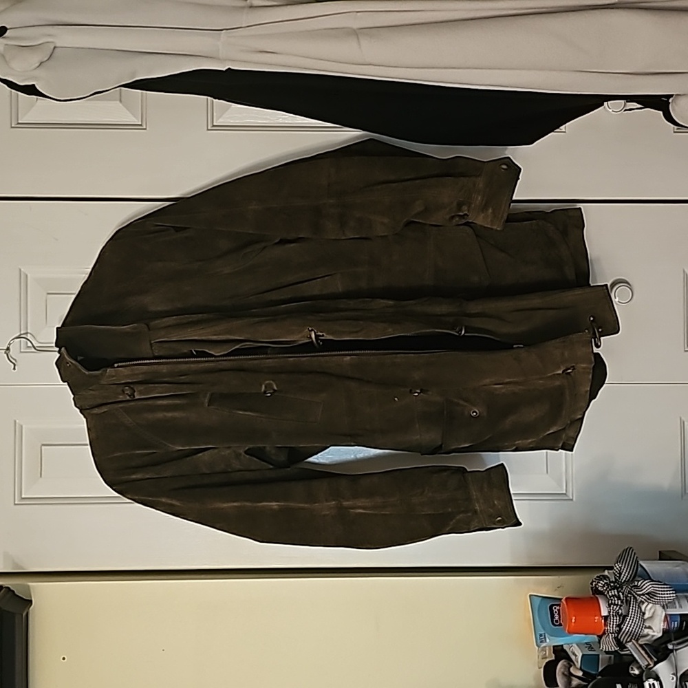 Suede Jacket With Flannel Interior - image 1